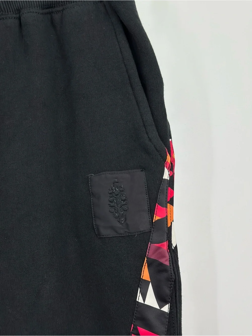 FP Movement Free People Snow Flow Joggers Black Geometric Print Sweatpants Small